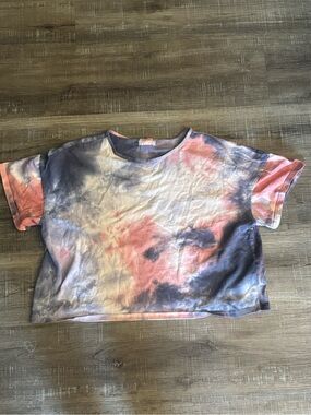 C+D+M Women’s Cropped Tie Dye Tshirt